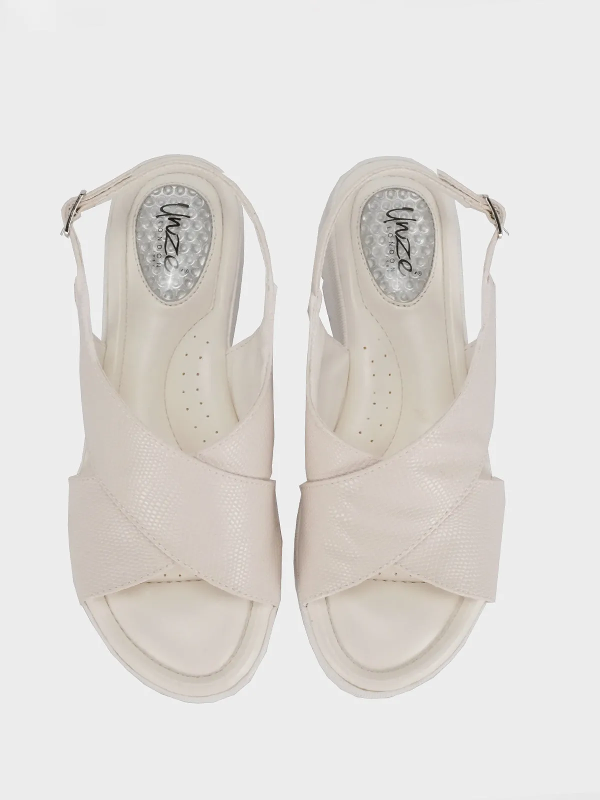 Women's "ELENA" Wide Strap Open Toe Sandals