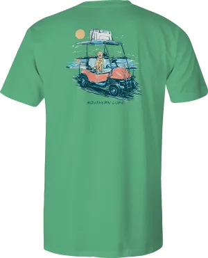 Youth & Toddler Short Sleeve Tee - Fishing Cart V4 - Seafoam