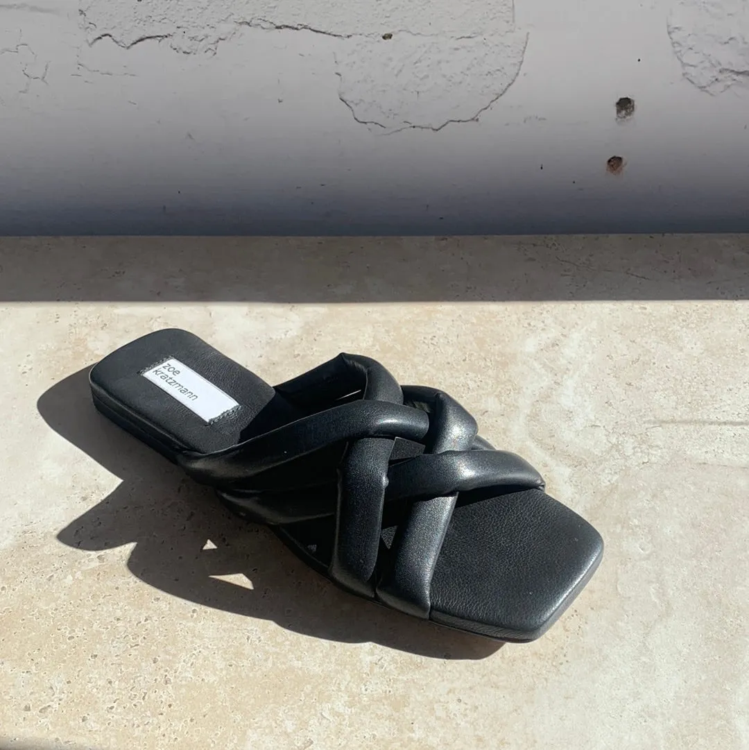 Zoe Kratzmann Tattle slide Black - LAST PAIR size 37